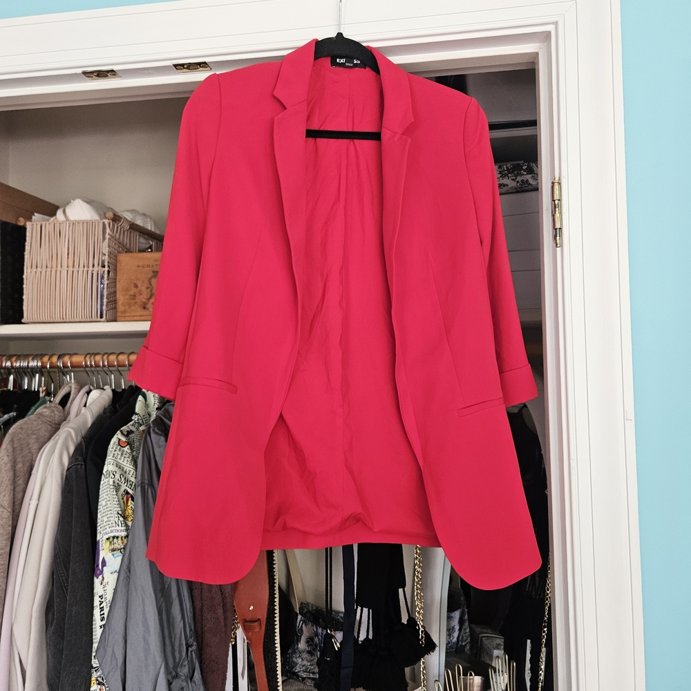 Express Red Blazer Jacket